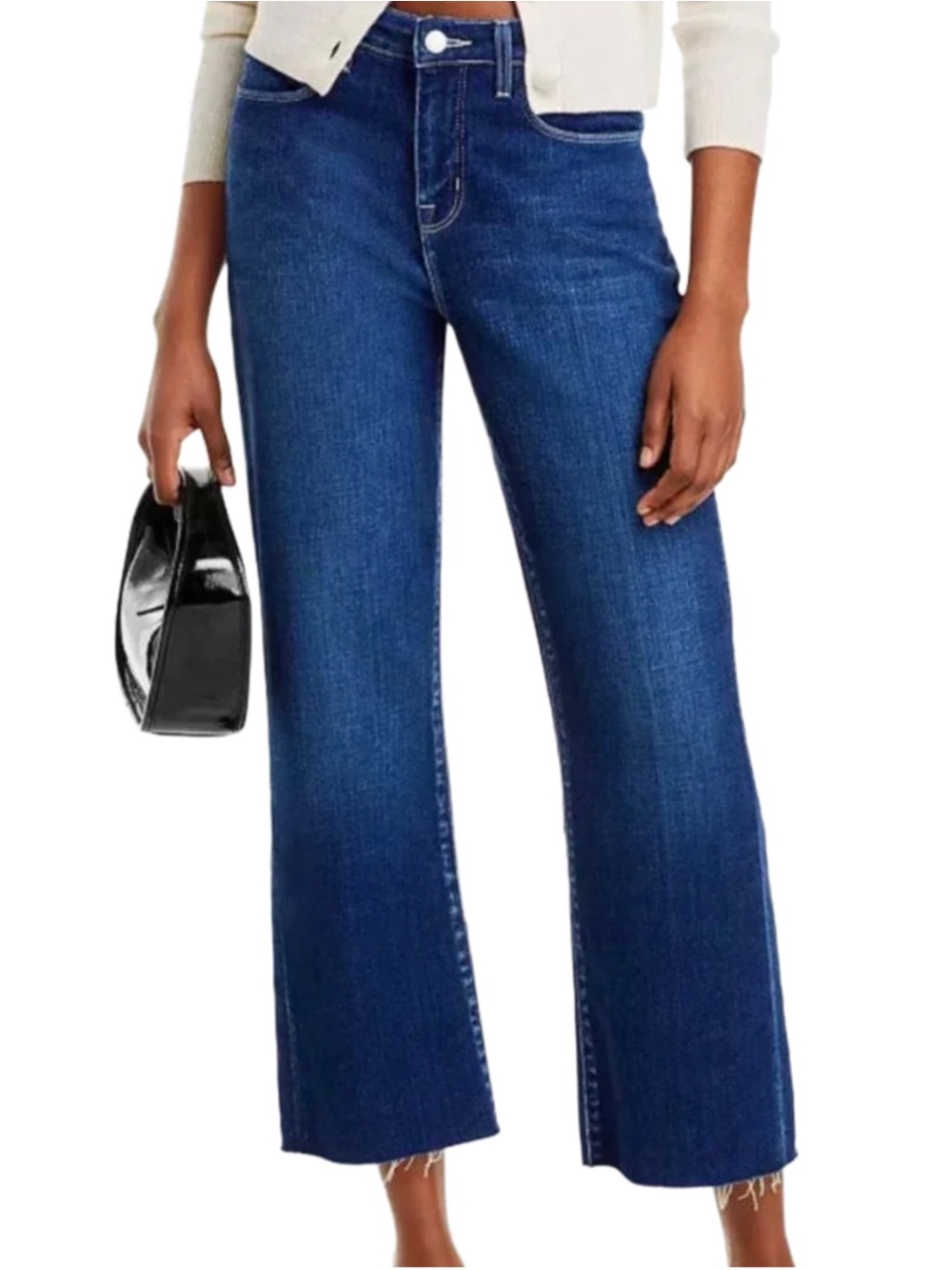 L'agence Wanda High Rise Wide Jeans Sutton Wash